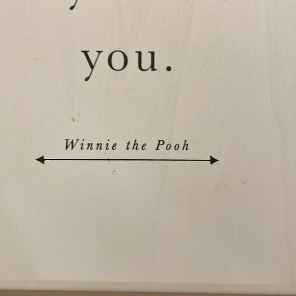 Pottery Barn Kids Winnie the Pooh rustic wall hanging - Picture 3 of 3